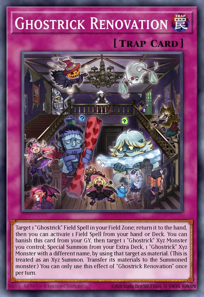 Ghostrick Renovation — Extreme Force Yu-Gi-Oh! card by KAZUKI TAKAHASHI