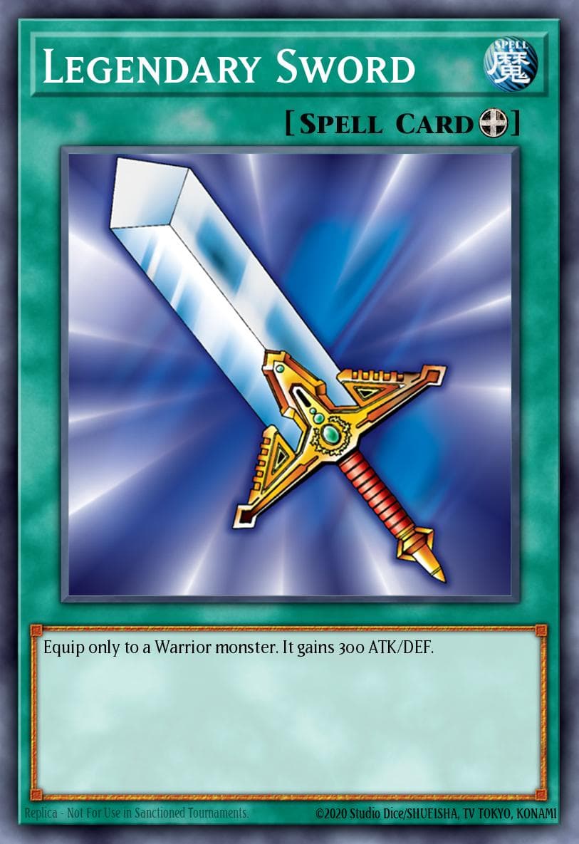 Legendary Sword — Yu-Gi-Oh! card