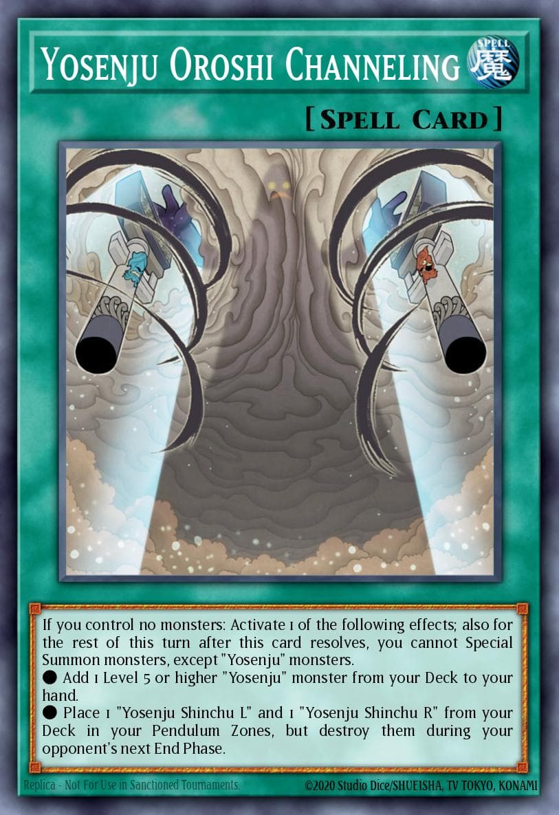 Yosenju Oroshi Channeling — Rising Rampage Yu-Gi-Oh! card by KAZUKI TAKAHASHI