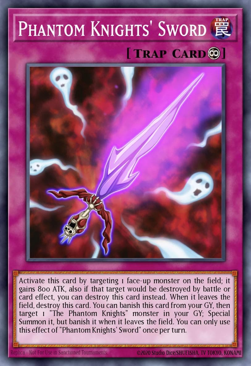 Phantom Knights' Sword — Wing Raiders Yu-Gi-Oh! card by Kaoru Natsume