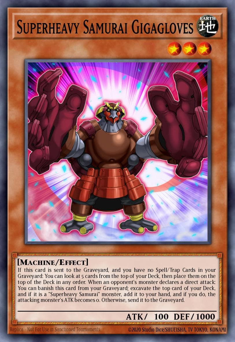 Superheavy Samurai Gigagloves — 2016 Mega-Tin Mega Pack