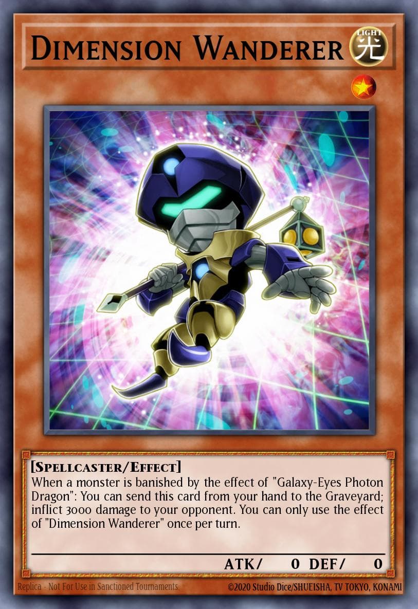 Dimension Wanderer — 2013 Zexal Collection Tin Yu-Gi-Oh! card by KAZUKI TAKAHASHI