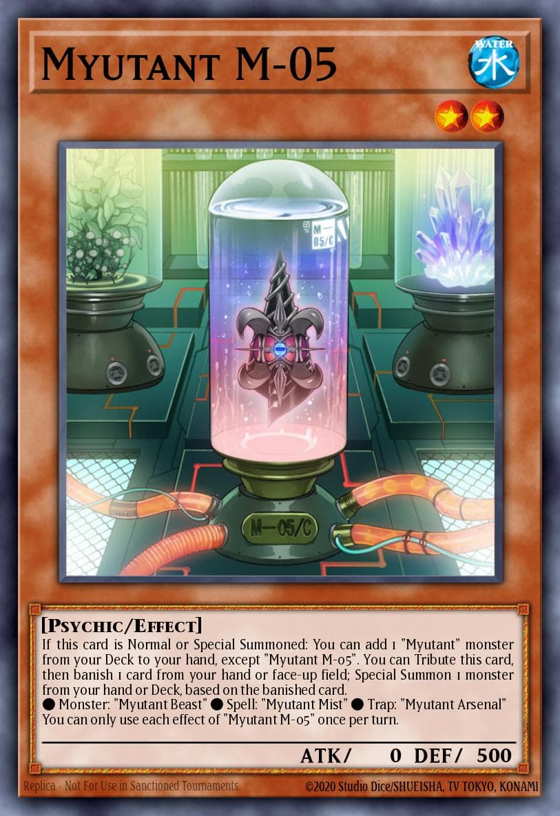 Myutant M-05 — Phantom Rage Yu-Gi-Oh! card by Studio Dice/SHUEISHA, TV TOKYO, KONAMI