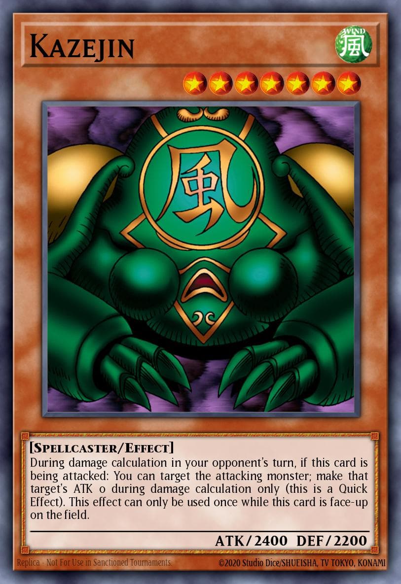 Kazejin — Yu-Gi-Oh! card