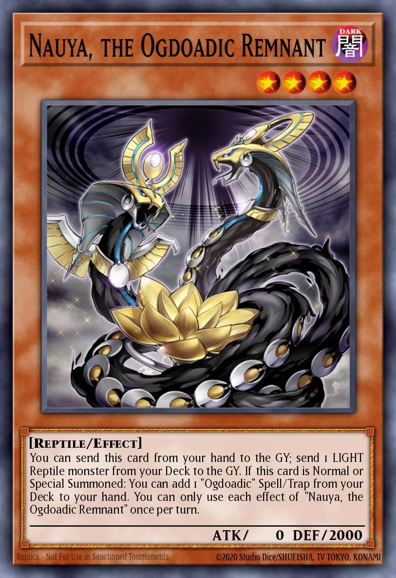 Nauya, the Ogdoadic Remnant — Ancient Guardians Yu-Gi-Oh! card by Studio Dice/SHUEISHA, TV TOKYO, KONAMI