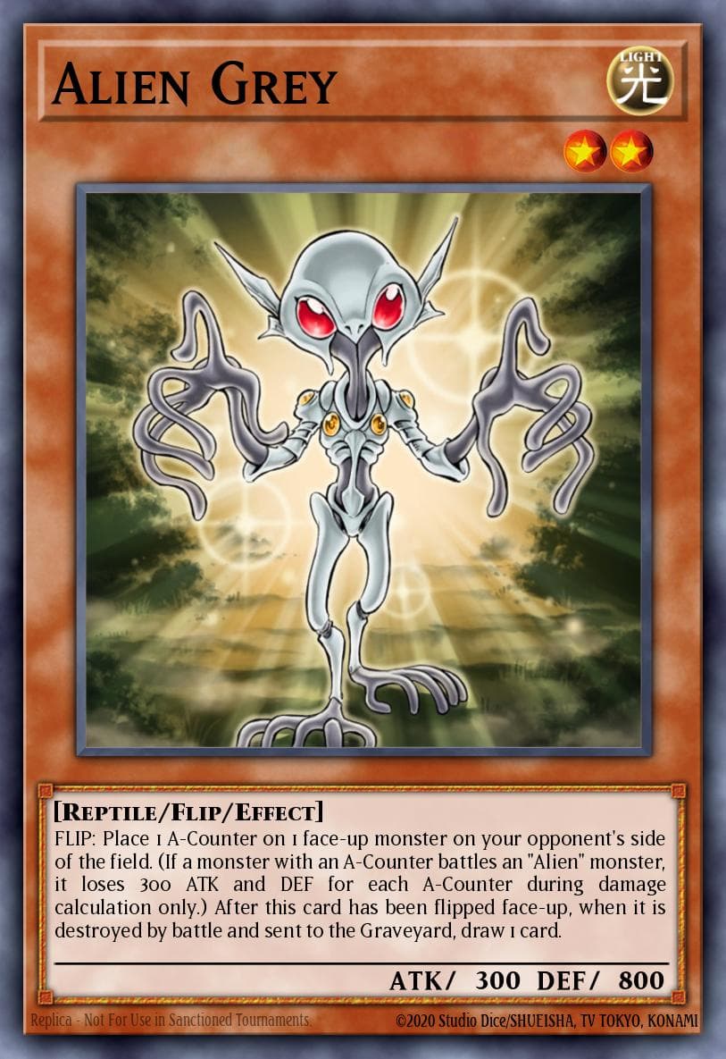 Alien Grey — Power of the Duelist Yu-Gi-Oh! card by KAZUKI TAKAHASHI