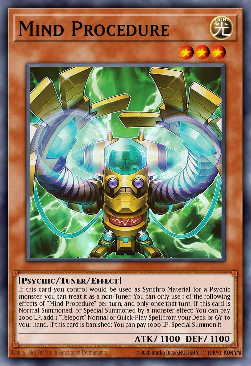 Mind Procedure — Duelist's Advance Yu-Gi-Oh! card by Unknown