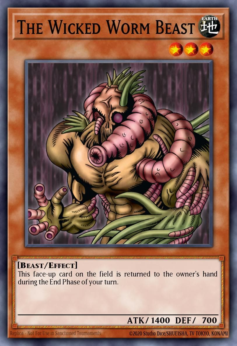 The Wicked Worm Beast — Starter Deck: Kaiba Yu-Gi-Oh! card by KAZUKI TAKAHASHI