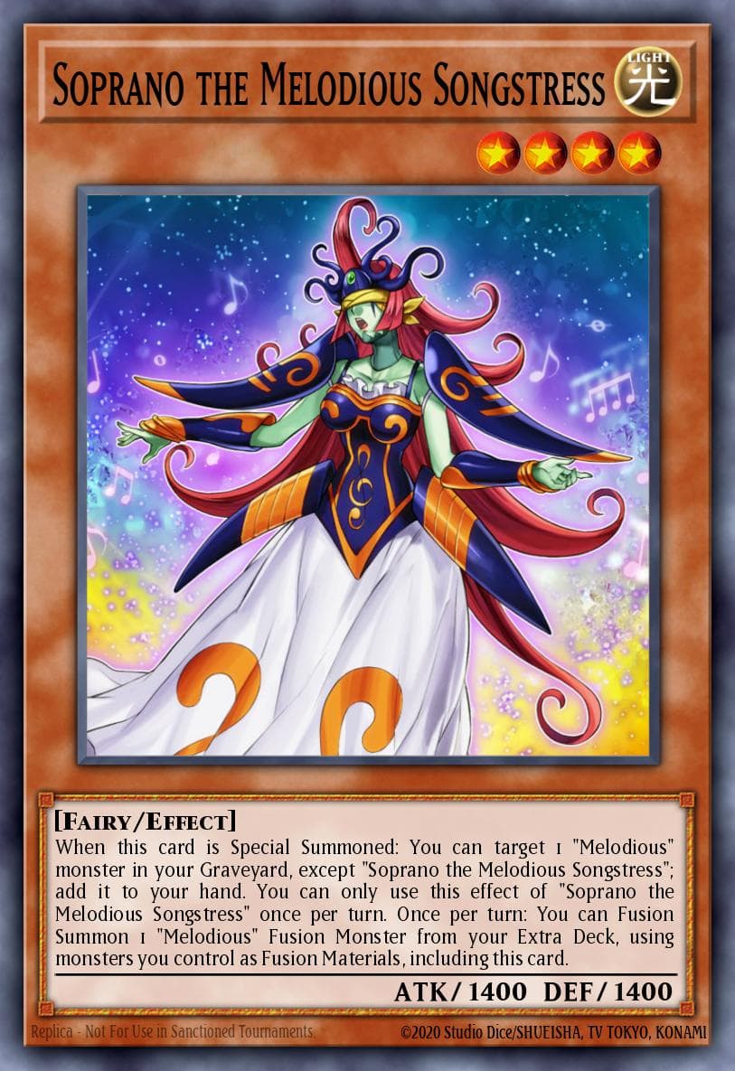 Soprano the Melodious Songstress — Star Pack - Battle Royal Yu-Gi-Oh! card by KAZUKI TAKAHASHI