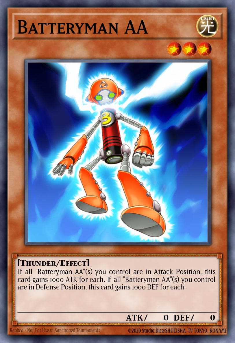 Batteryman AA — Yu-Gi-Oh! card