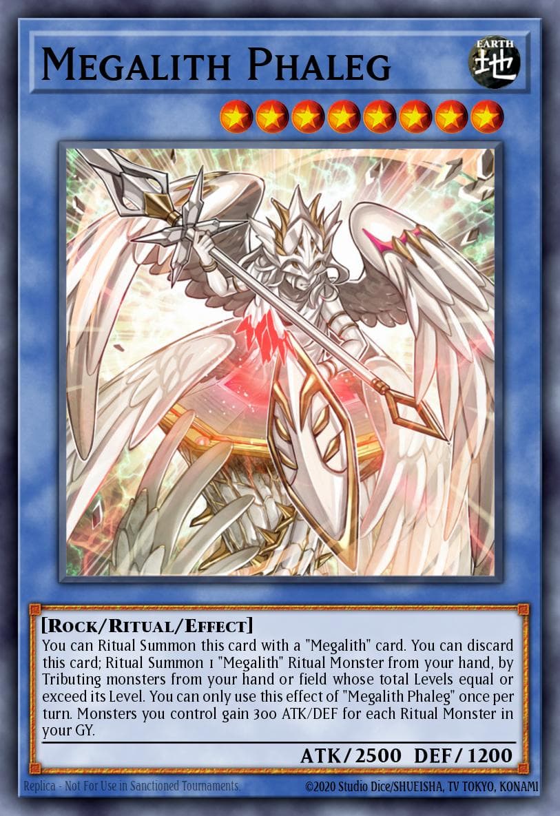 Megalith Phaleg — Ignition Assault Yu-Gi-Oh! card by KAZUKI TAKAHASHI