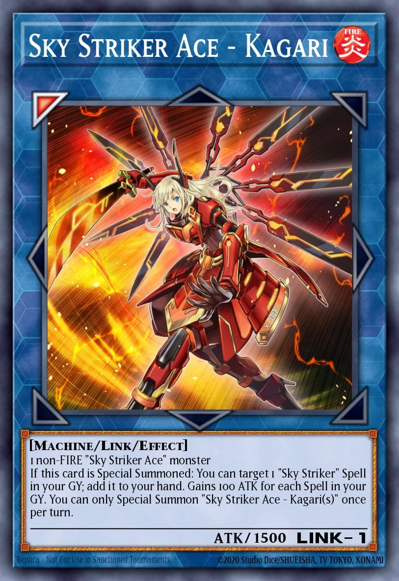 Sky Striker Ace - Kagari — Magnificent Mavens Yu-Gi-Oh! card by MAGIKAL