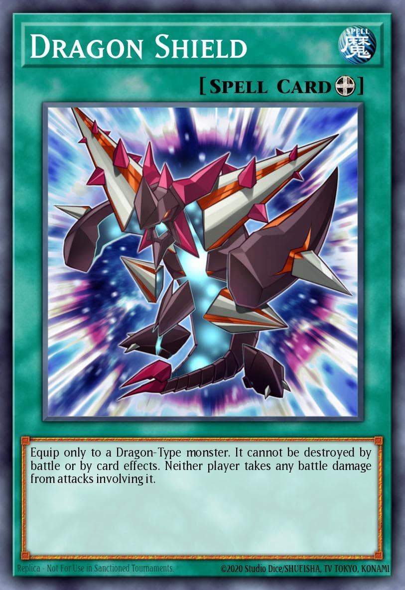 Dragon Shield — Judgment of the Light Yu-Gi-Oh! card by KAZUKI TAKAHASHI
