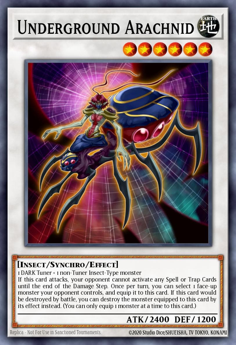 Underground Arachnid — Yu-Gi-Oh! card