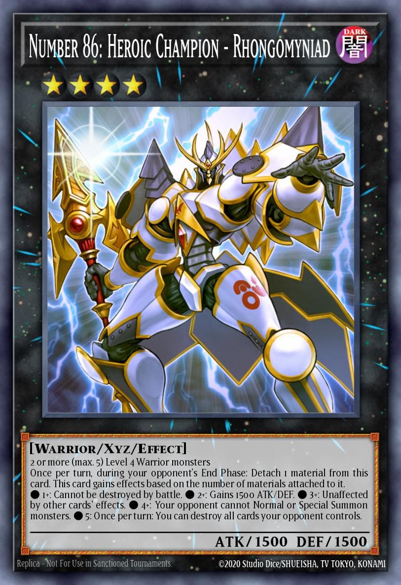 Number 86: Heroic Champion - Rhongomyniad — Legendary Hero Decks