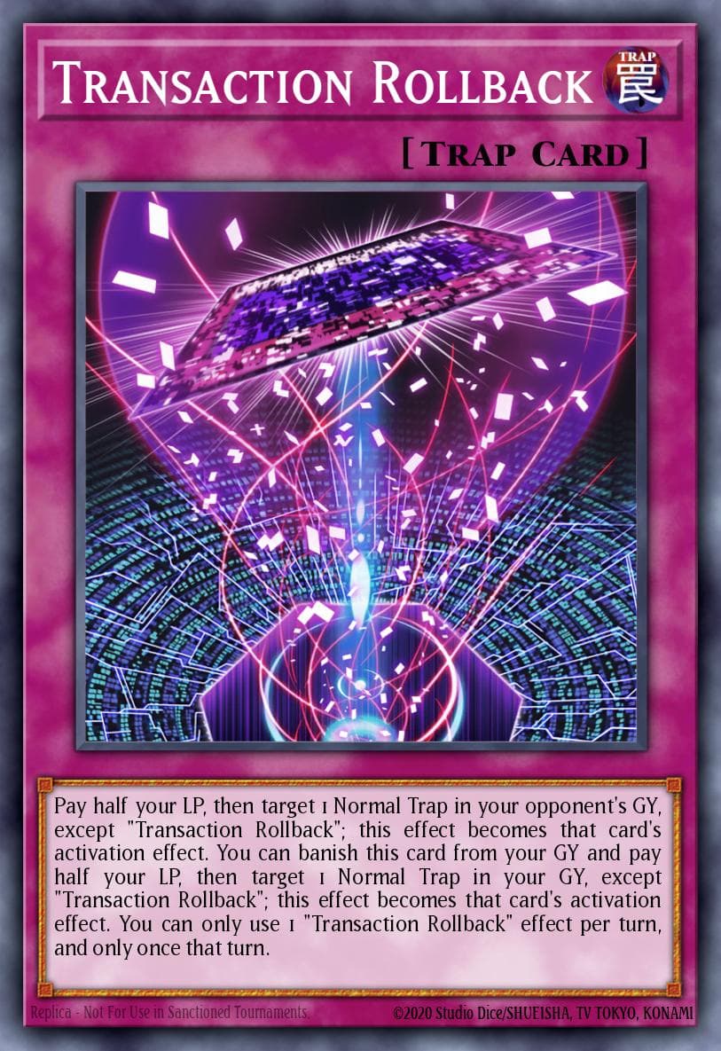 Transaction Rollback — 25th Anniversary Tin: Dueling Mirrors