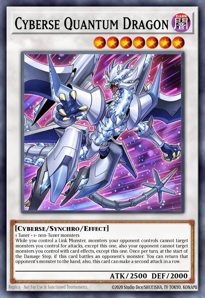 Cyberse Quantum Dragon — Yu-Gi-Oh! card