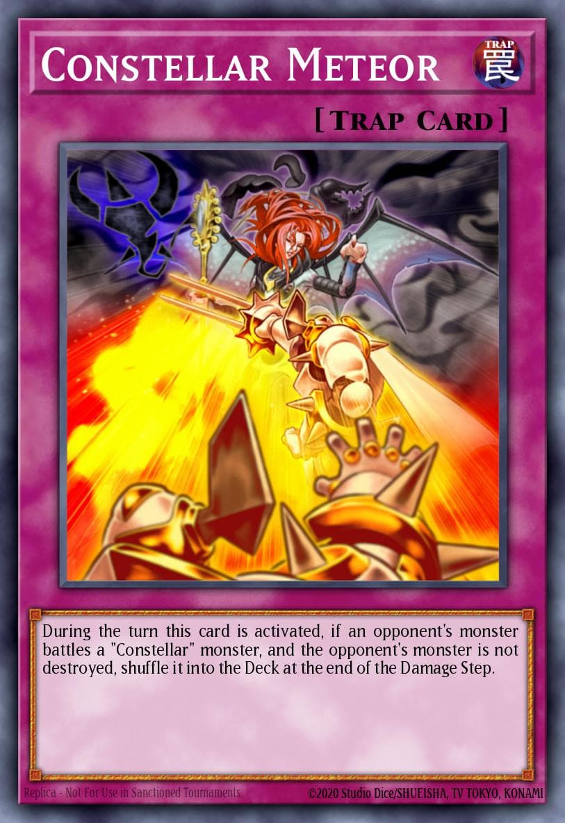 Constellar Meteor — Hidden Arsenal 7: Knight of Stars Yu-Gi-Oh! card by kazuaki takahashi
