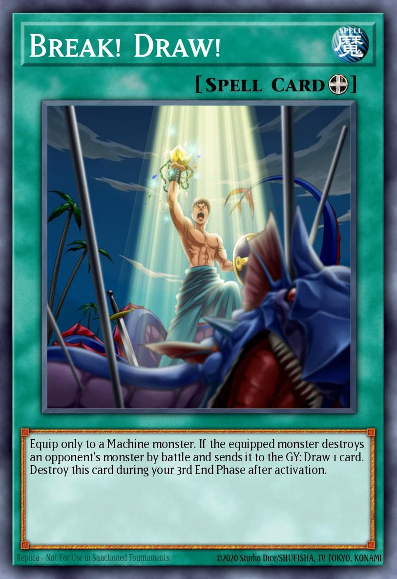 Break! Draw! — Absolute Powerforce Yu-Gi-Oh! card by KAZUKI TAKAHASHI