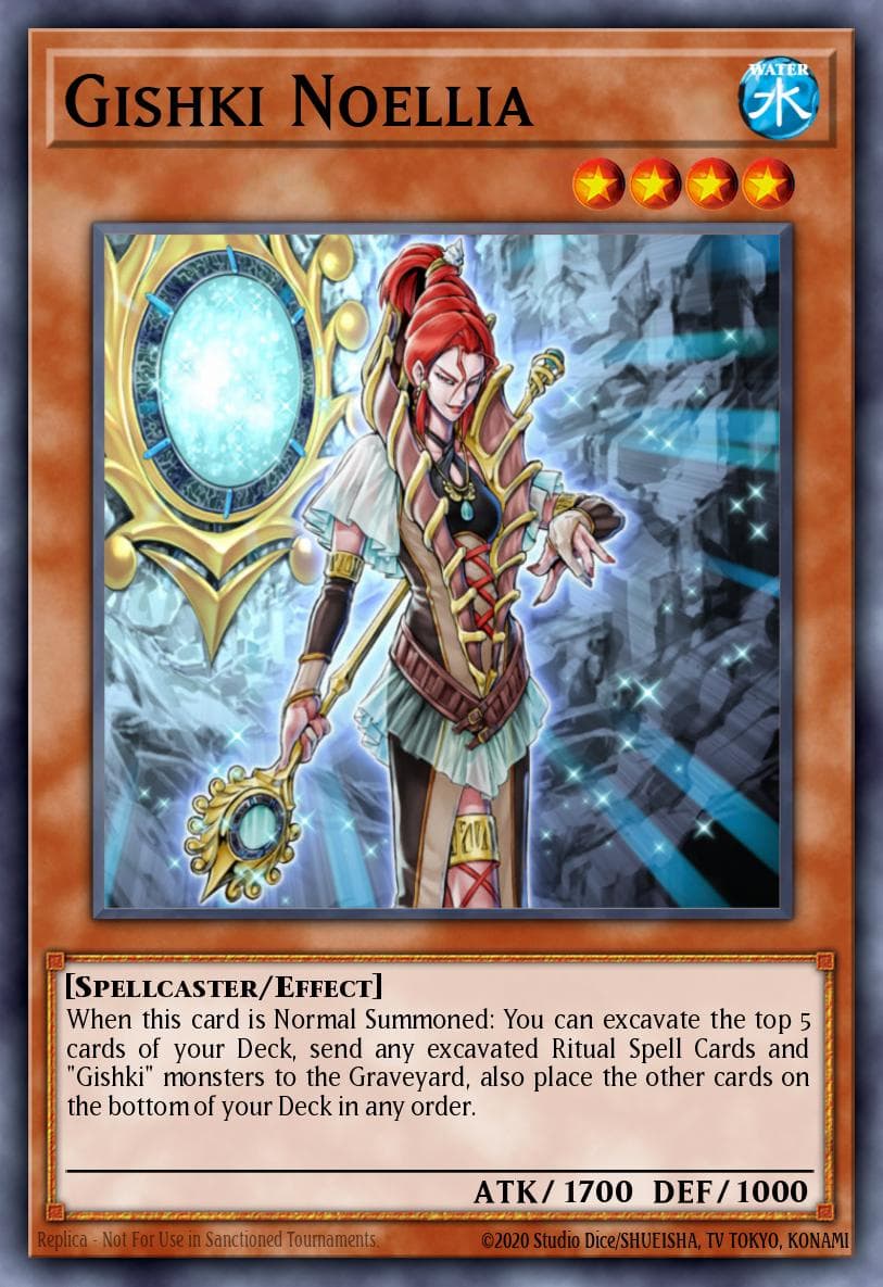 Gishki Noellia — Duel Terminal 6 Yu-Gi-Oh! card by RAIJIN, TAKAHASHI