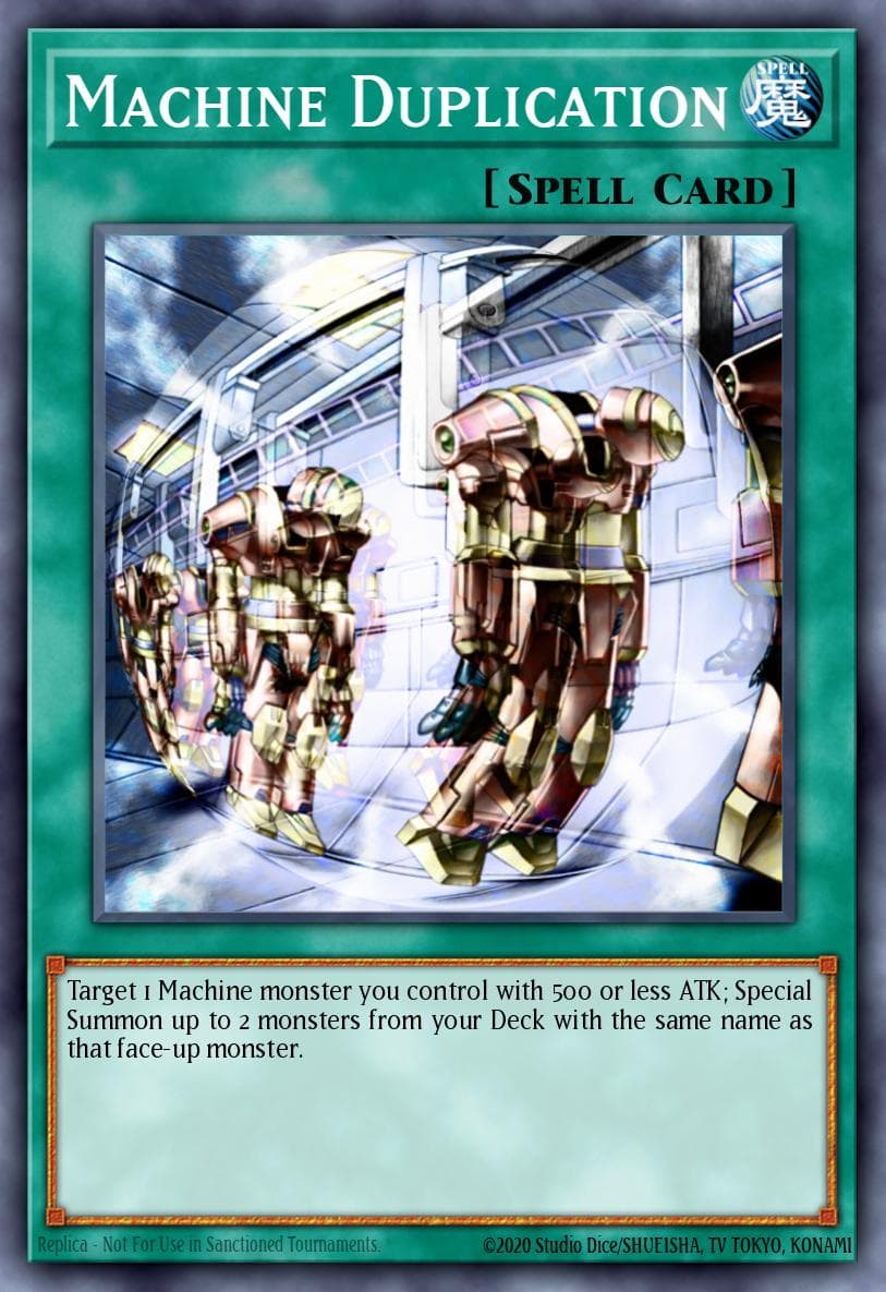Machine Duplication — Dark Revelation Volume 3 Yu-Gi-Oh! card by Kazuaki Takajama