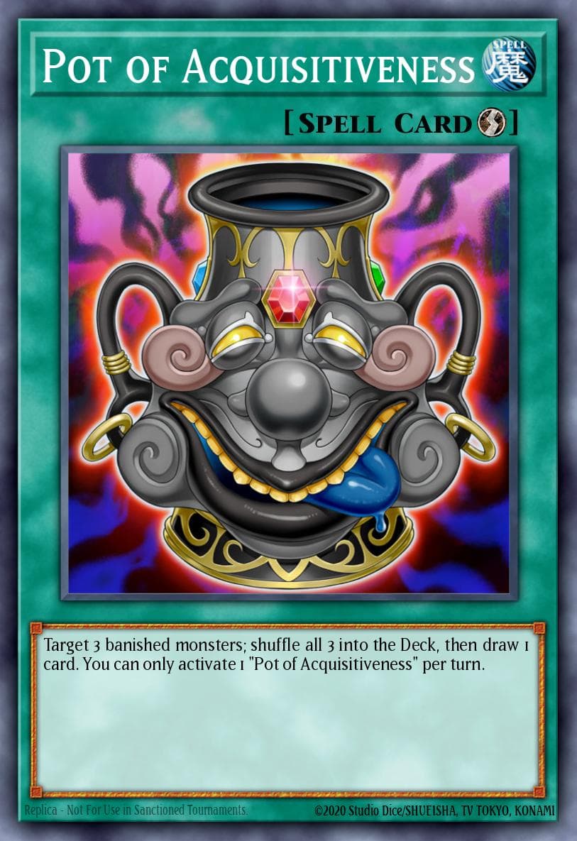 Pot of Acquisitiveness — Yu-Gi-Oh! card