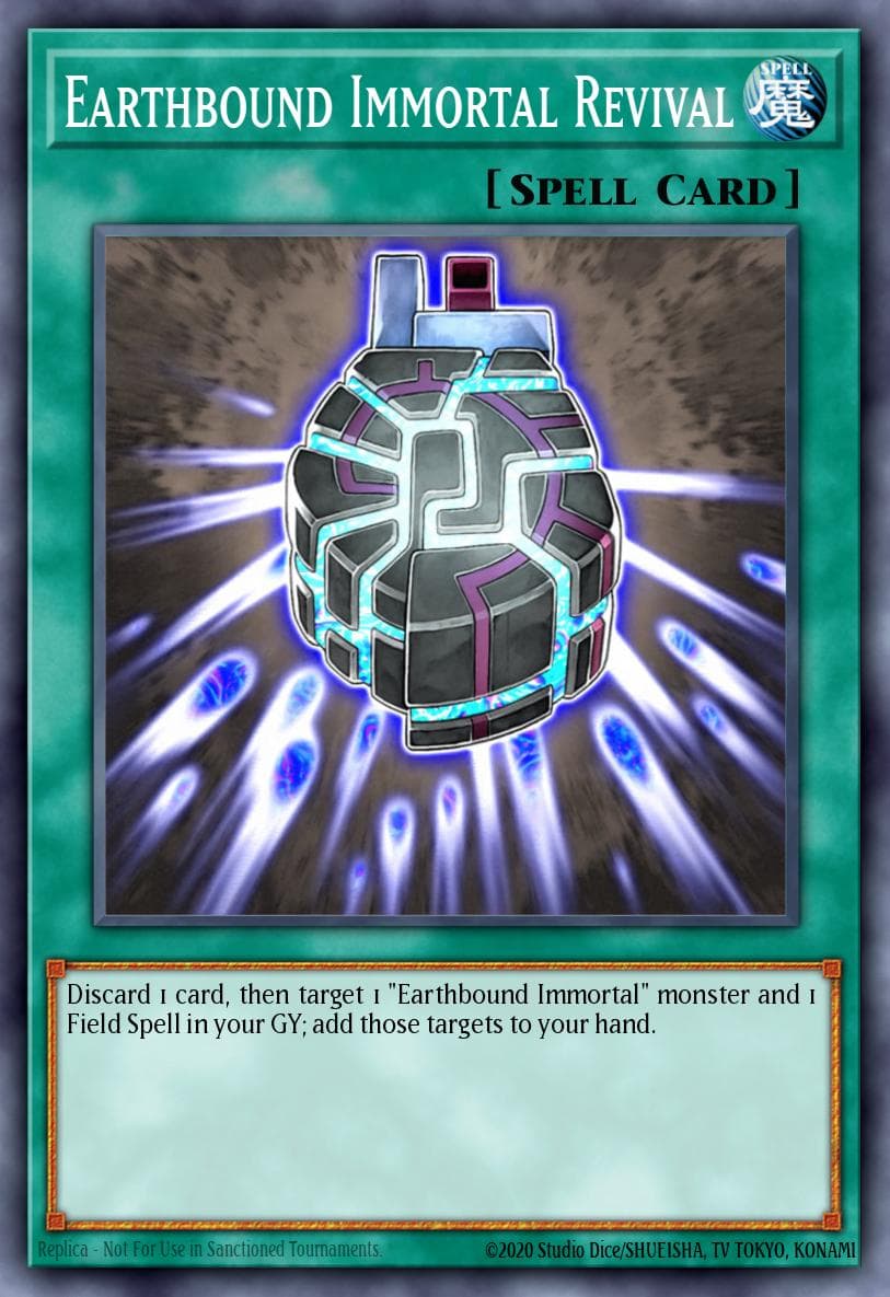 Earthbound Immortal Revival — Legendary Duelists: Immortal Destiny Yu-Gi-Oh! card by KAZUKI TAKAHASHI
