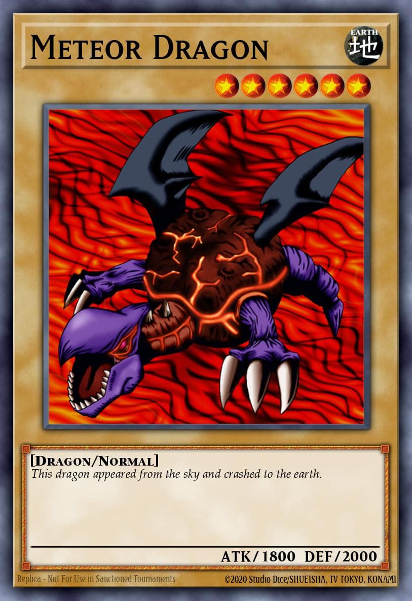 Meteor Dragon — Yu-Gi-Oh! card