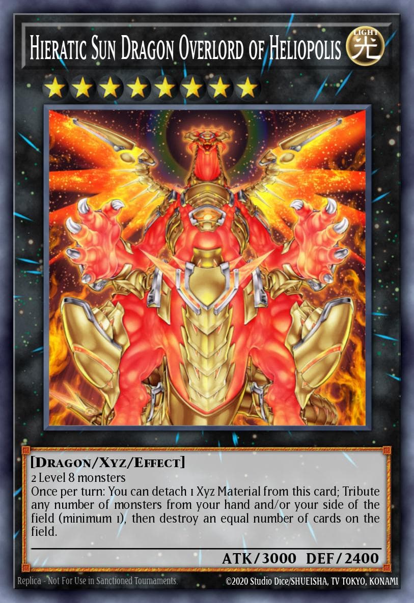 Hieratic Sun Dragon Overlord of Heliopolis — 2012 Collectors Tin