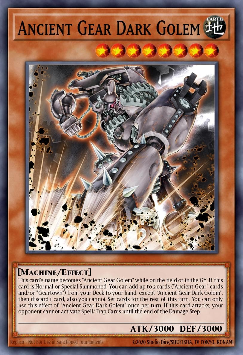 Ancient Gear Dark Golem — Legacy of Destruction