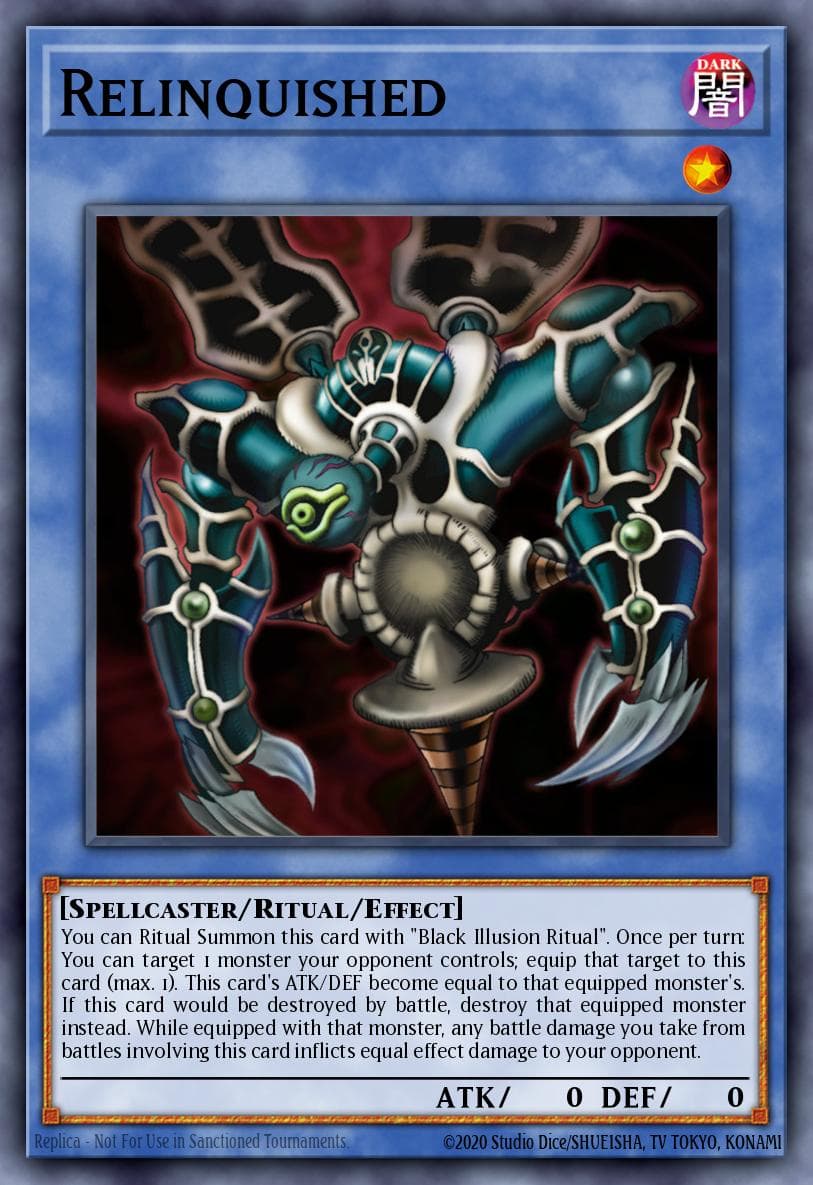Relinquished — Yu-Gi-Oh! card