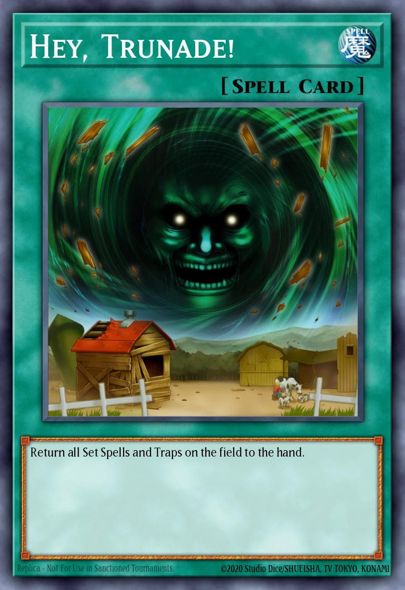 Hey, Trunade! — Yu-Gi-Oh! card