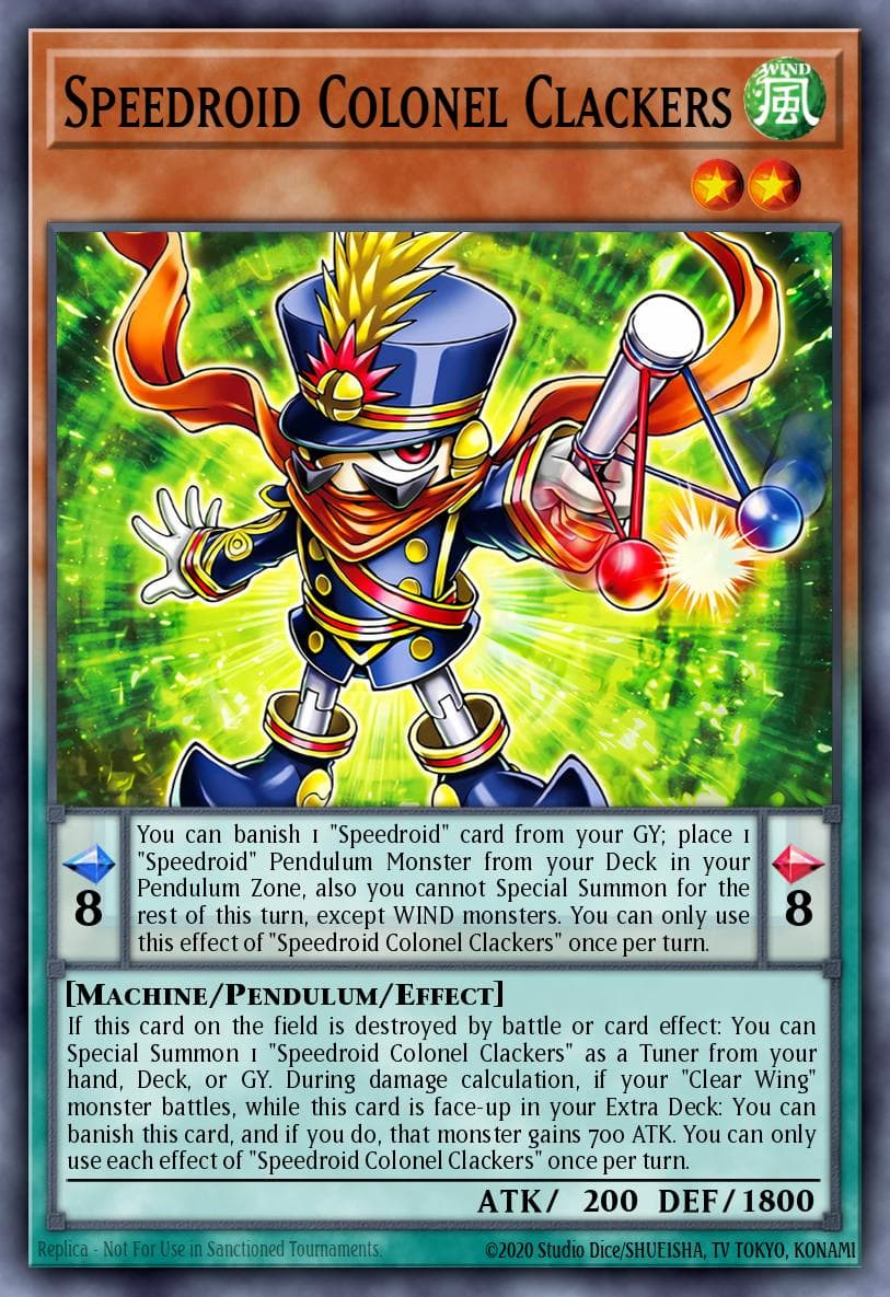 Speedroid Colonel Clackers — Supreme Darkness