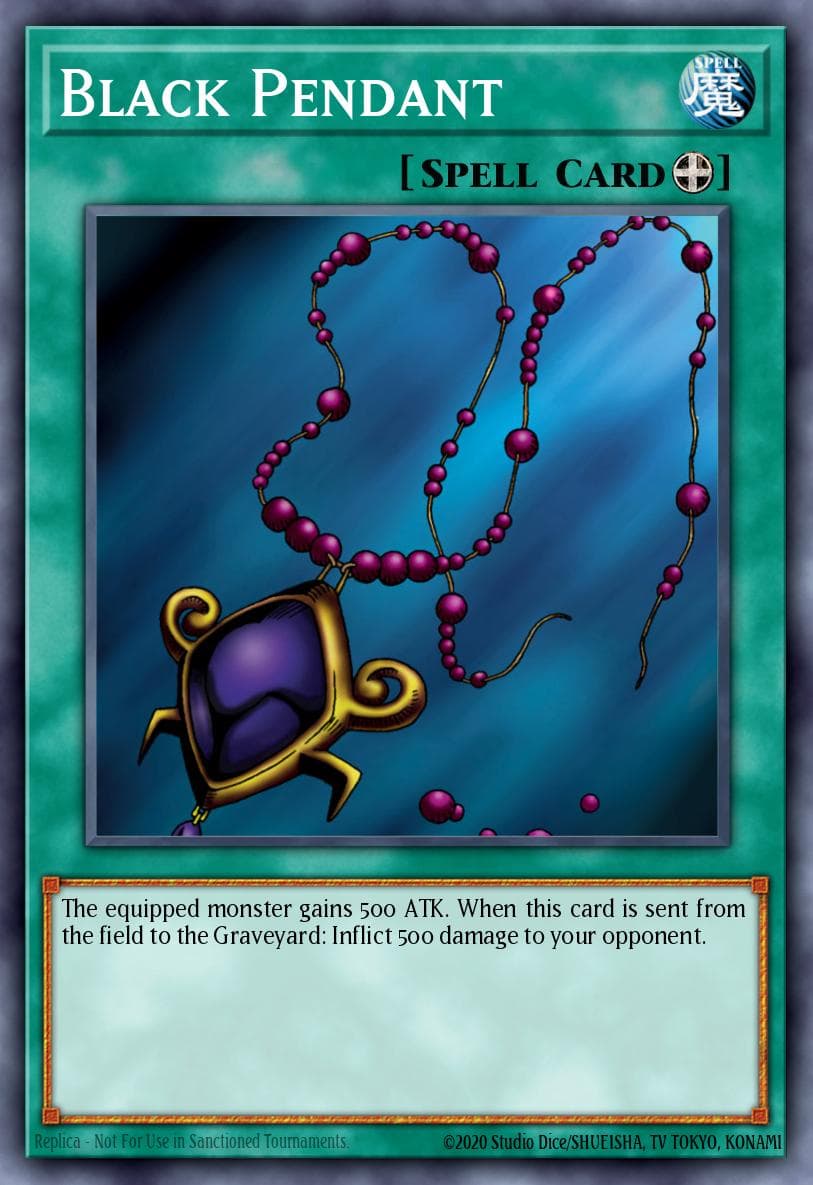 Black Pendant — Spell Ruler (25th Anniversary Edition) Yu-Gi-Oh! card by Studio Dice