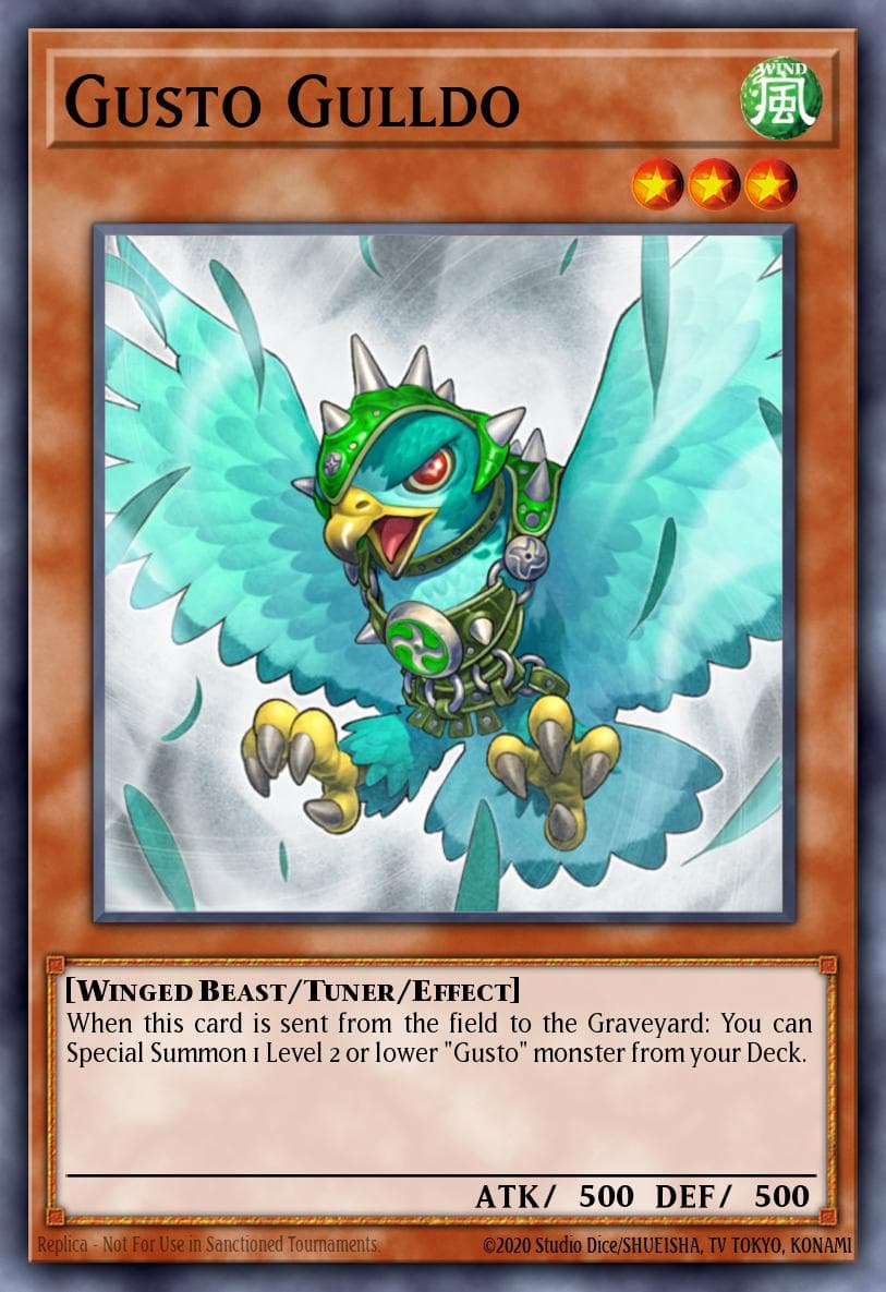 Gusto Gulldo — Duel Terminal 5 Yu-Gi-Oh! card by TAKU