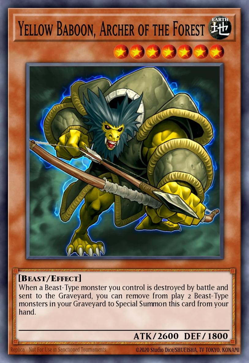 Yellow Baboon, Archer of the Forest — Stardust Overdrive