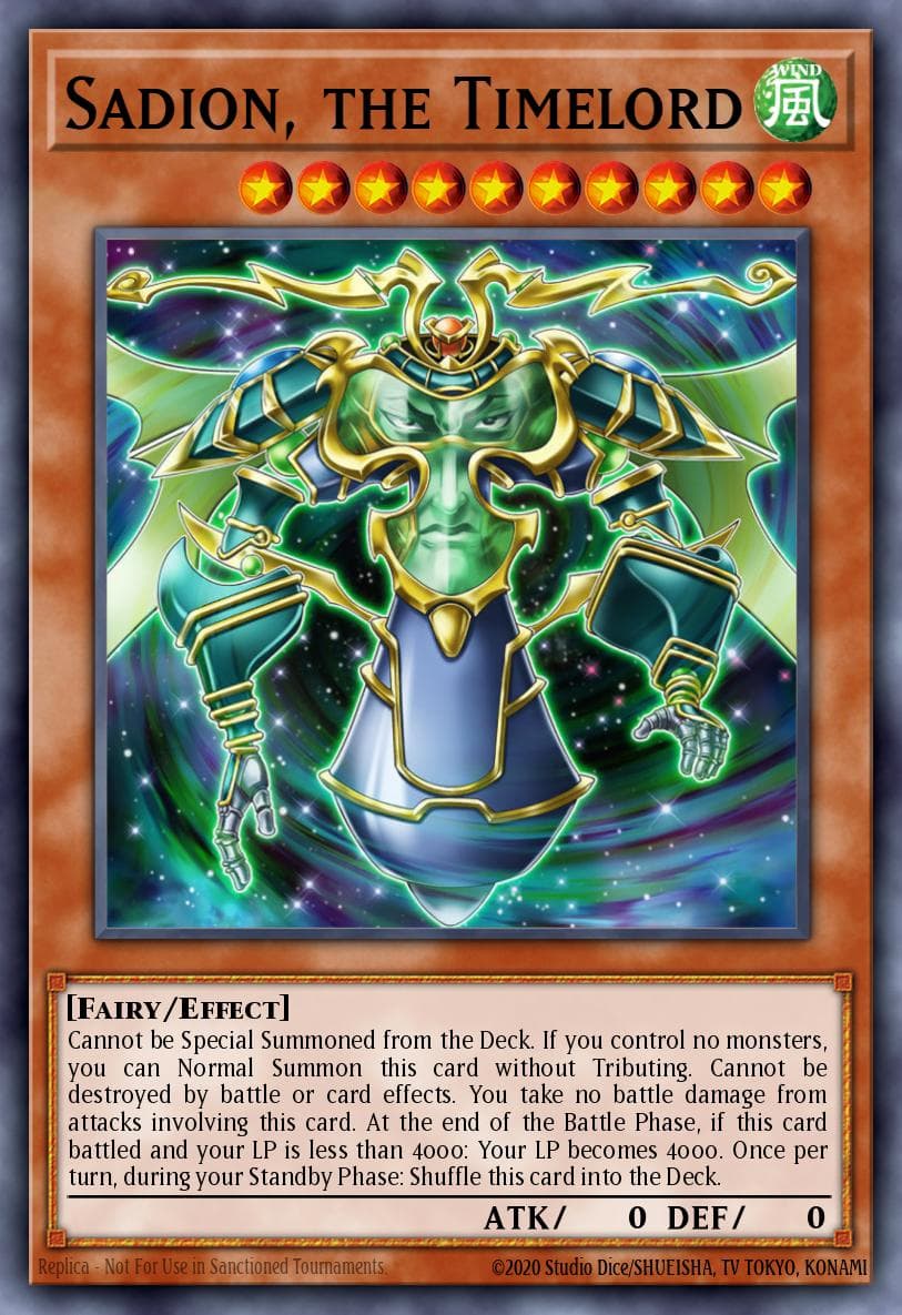 Sadion, the Timelord — Battles of Legend: Light's Revenge