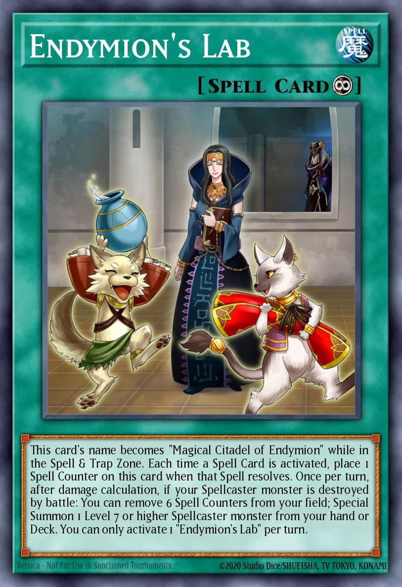 Endymion's Lab — Structure Deck: Order of the Spellcasters Yu-Gi-Oh! card by KAZUKI TAKAHASHI