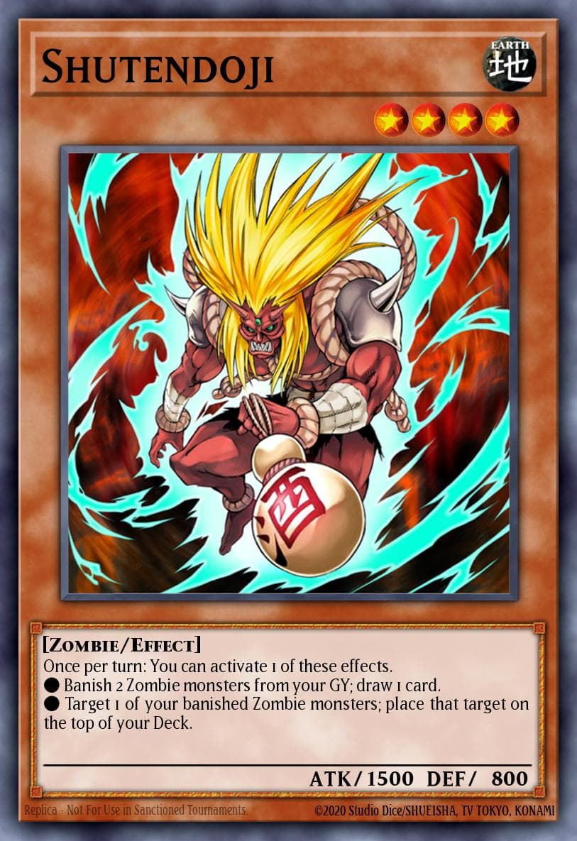 Shutendoji — Structure Deck: Zombie Horde Yu-Gi-Oh! card by KAZUKI TAKAHASHI