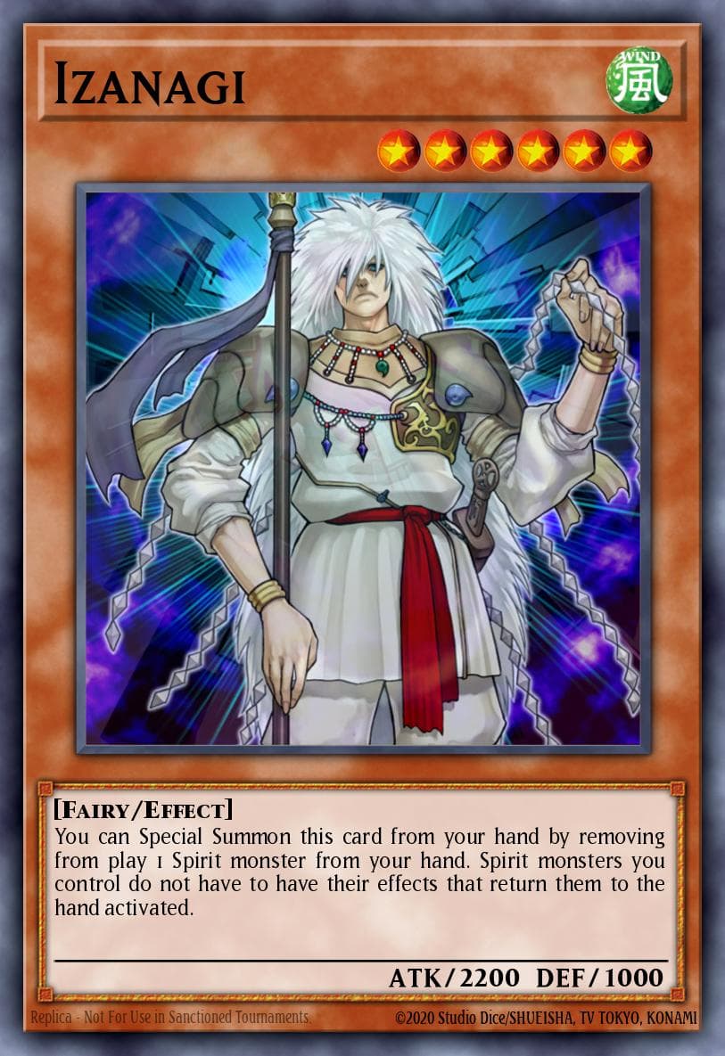 Izanagi — The Duelist Genesis Yu-Gi-Oh! card by KAZUKI TAKAHASHI