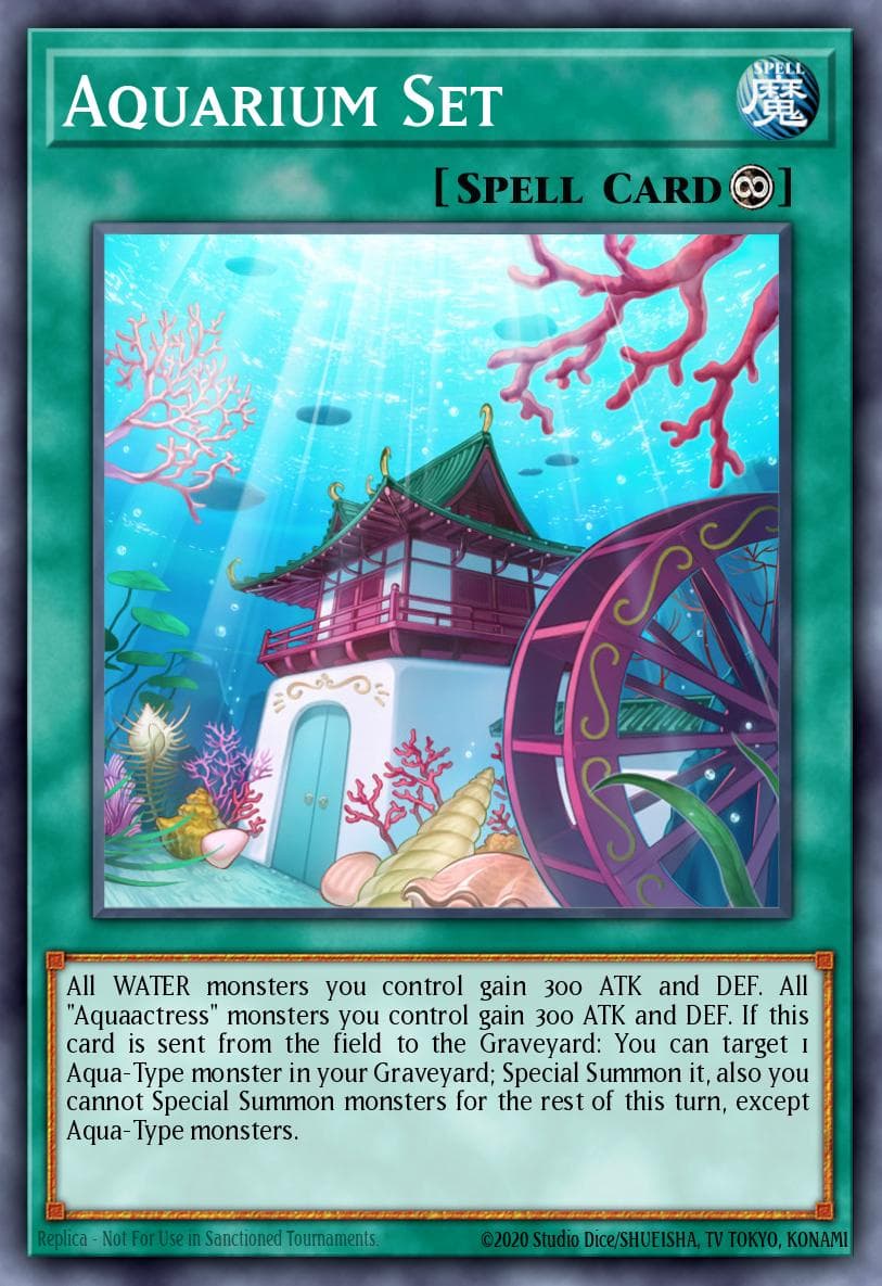 Aquarium Set — Dragons of Legend 2 Yu-Gi-Oh! card by RAIJIO TAKAHASHI