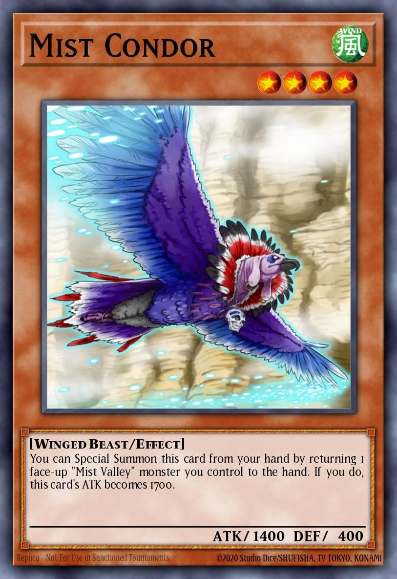 Mist Condor — Duel Terminal 1 Yu-Gi-Oh! card by TAKAHASHI