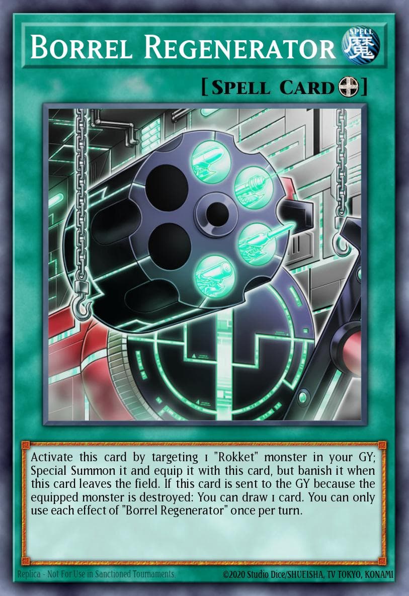 Borrel Regenerator — Cybernetic Horizon Yu-Gi-Oh! card by KAZUKI TAKAHASHI
