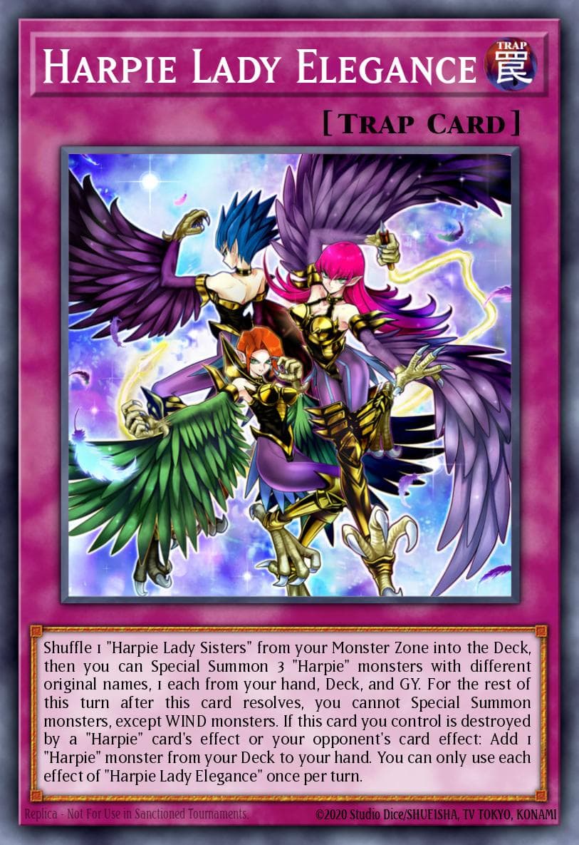 Harpie Lady Elegance — Legendary Duelists: Sisters of the Rose