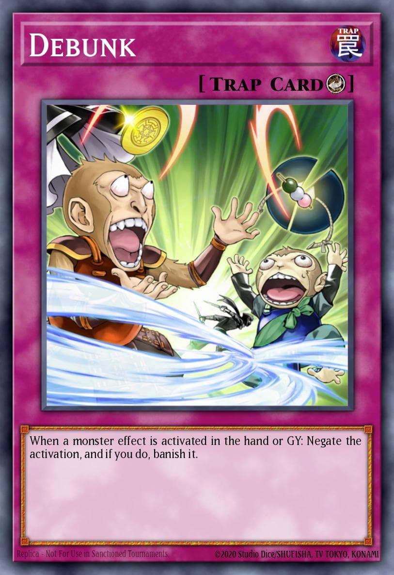 Debunk — Yu-Gi-Oh! card