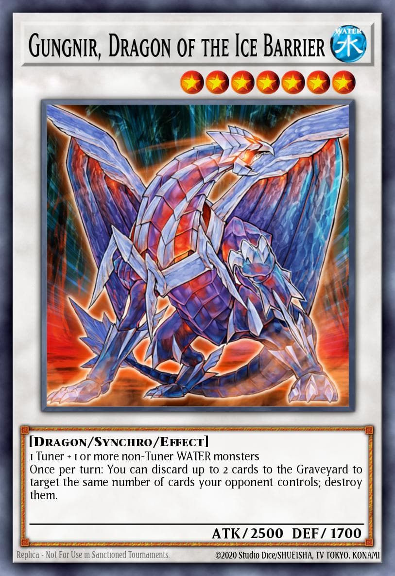 Gungnir, Dragon of the Ice Barrier — Yu-Gi-Oh! card