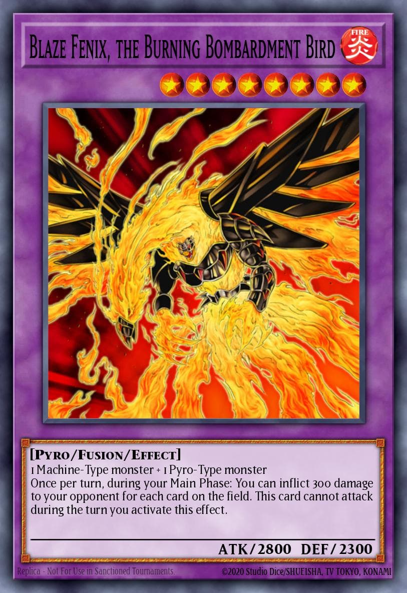 Blaze Fenix, the Burning Bombardment Bird — 2012 Premium Collection Tin