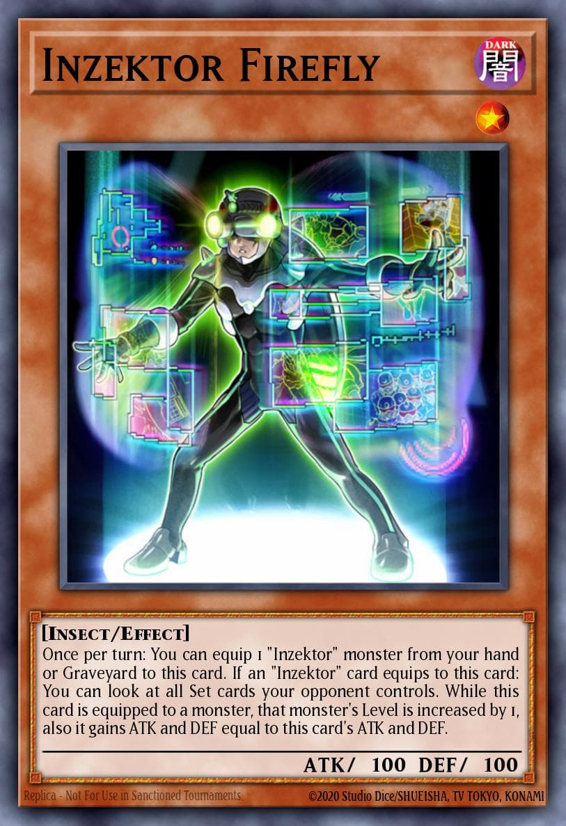 Inzektor Firefly — Galactic Overlord Yu-Gi-Oh! card by KAZUKI TAKAHASHI