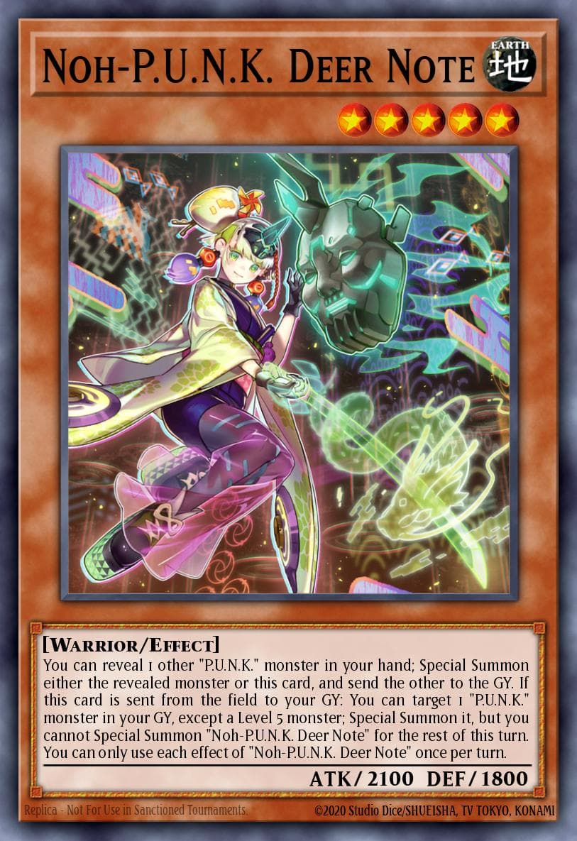 Noh-P.U.N.K. Deer Note — Battles of Legend: Monstrous Revenge