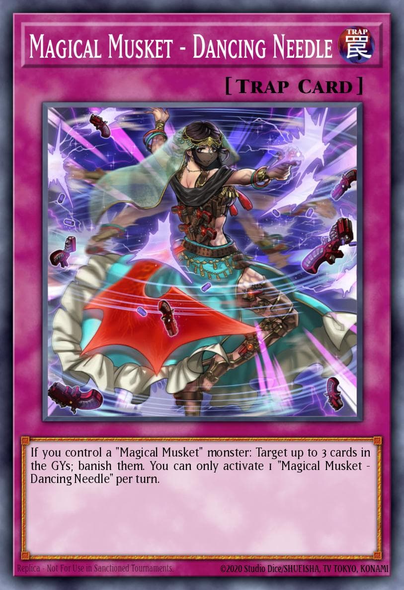 Magical Musket - Dancing Needle — Spirit Warriors Yu-Gi-Oh! card by KAZUKI TAKAHASHI